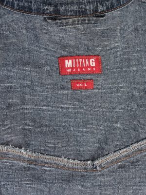 Vintage Mustang Light Trucker Denim Jacket L Navy -DJ1443-81186