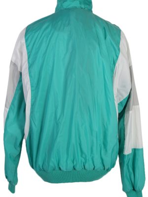 Vintage Guerrier Printed Shell Tracksuit Top XL Green -SW1863-80915