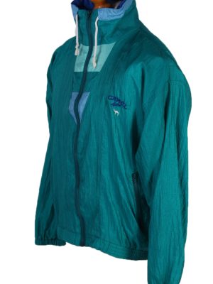 Vintage Camel Active Shell Tracksuit Top M Green -SW1878-80989