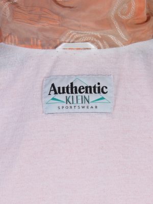 Vintage Authentic Klein Printed Shell Tracksuit Top M Baby Pink -SW1883-81052