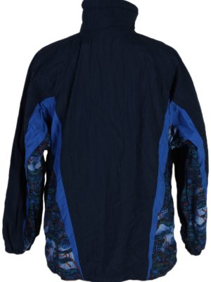 Vintage Formiluca Printed Shell Tracksuit Top M Navy -SW1886-81065