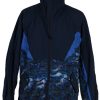 Vintage Formiluca Printed Shell Tracksuit Top M Navy -SW1886-0