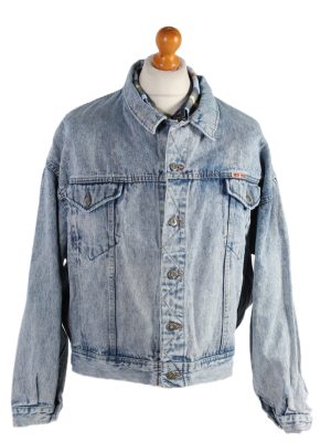 Vintage Mustang Remake Moods of Darth Vader Printed Denim Jacket XL Blue -DJ1460-82712