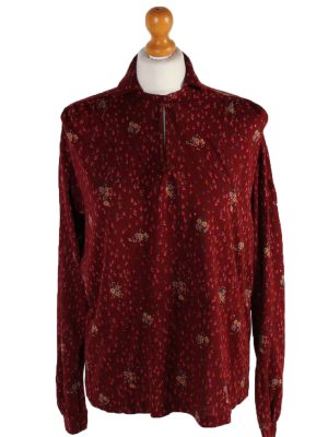 Vintage Unbranded Long Sleeve Flower Shirt S Multi LB083-82505