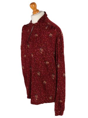 Vintage Unbranded Long Sleeve Flower Shirt S Multi LB083-82506