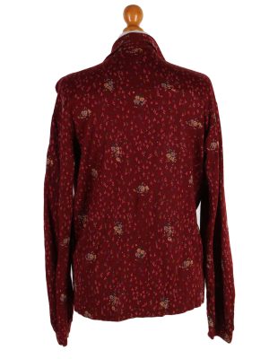 Vintage Unbranded Long Sleeve Flower Shirt S Multi LB083-82507