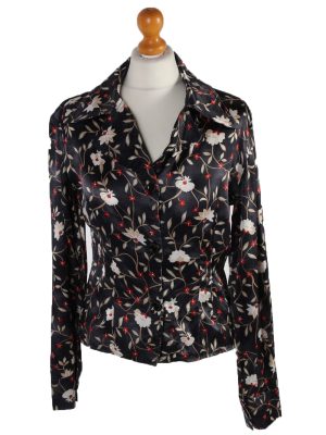 Vintage Fatto De Me Long Sleeve Flower Shirt M Multi LB097-0