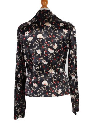 Vintage Fatto De Me Long Sleeve Flower Shirt M Multi LB097-82558