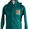 Vintage Jeantex Streetball Sports Raincoat Green RC312-0