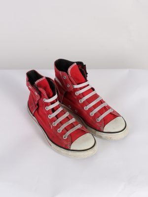 Vintage Converse All Star High Tops UK M/5.5 F/7.5 Red S398-0