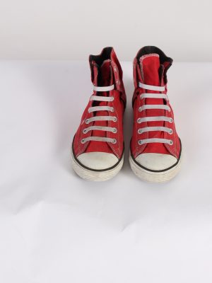 Vintage Converse All Star High Tops UK M/5.5 F/7.5 Red S398-84172