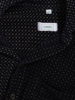 Vintage Canda Fashion Pattern Design Shirt M Navy SH3303-82306