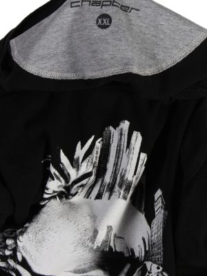 Vintage Chapter Short Sleeve Shirt XXL Black TS123-82843