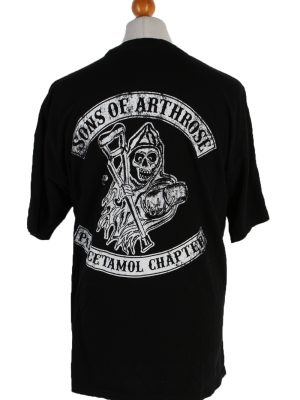 Vintage Unbranded Short Sleeve Shirt XXXL Black TS135-82634