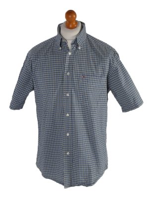 Vintage Tommy Hilfiger Short Sleeve Shirt M Multi SH3332-0