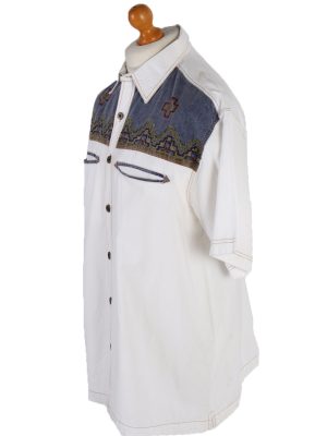 Vintage John F Gee Short Sleeve Shirt XL Multi SH3340-85612