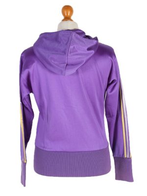 Vintage Unbranded 3 Stripe Tracsuit Top L Purple -SW1923-92702