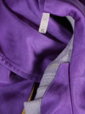 Vintage Unbranded 3 Stripe Tracsuit Top L Purple -SW1923-92703