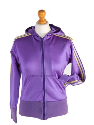 Vintage Unbranded 3 Stripe Tracsuit Top L Purple -SW1923-0