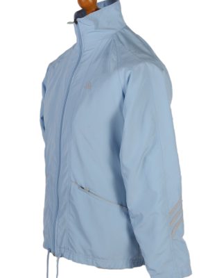 Vintage Adidas Three Stripes Long Sleeve Tracksuit Top M Turquoise -SW1962-85352