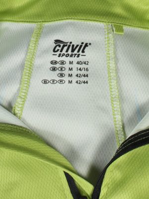Vintage Crivit Sports Activewear Long Sleeve M Green CW0625-88585