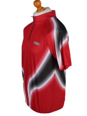 Vintage Crane Sports Cycling Short Sleeve Bicycle Jersey Racing S Red CW0648-91390