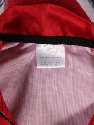 Vintage Crane Sports Cycling Short Sleeve Bicycle Jersey Racing S Red CW0648-91392