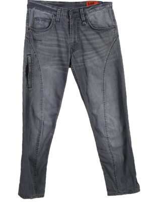 Vintage Lee Ripped Faded Unisex Jeans W32 L28 Gray J3512-0