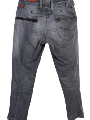 Vintage Lee Ripped Faded Unisex Jeans W32 L28 Gray J3512-87928