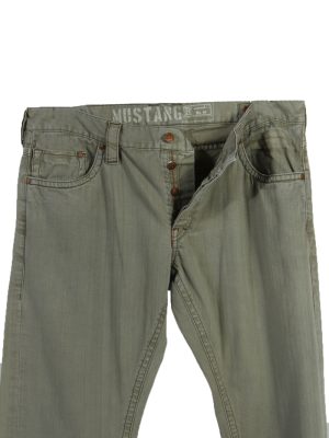 Vintage Mustang Ripped Faded Unisex Jeans W36 L33 Brown J3580-88657