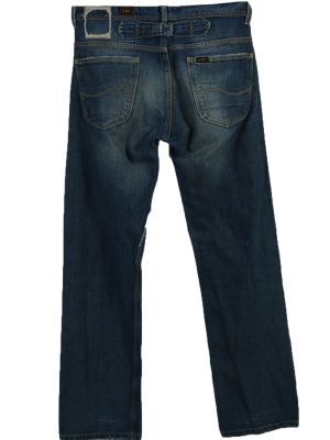 Vintage Lee Ripped Faded Unisex Jeans W32 L34 Blue J3590-88698