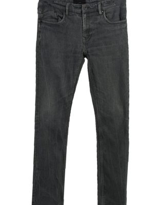 Vintage Springfield Slim Ripped Faded Unisex Jeans W34 L34 Gray J3591-0