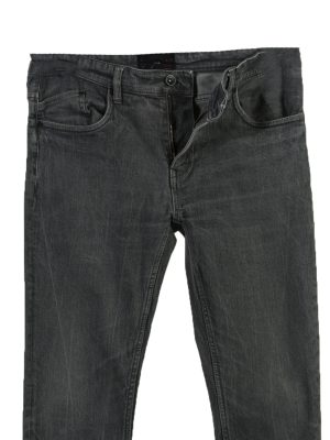 Vintage Springfield Slim Ripped Faded Unisex Jeans W34 L34 Gray J3591-88701