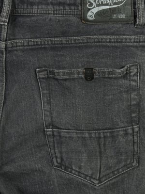 Vintage Springfield Slim Ripped Faded Unisex Jeans W34 L34 Gray J3591-88703