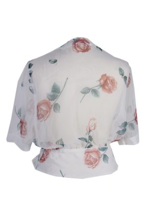 Vintage Cloe Shirt Short Sleeve L White LB141-87860