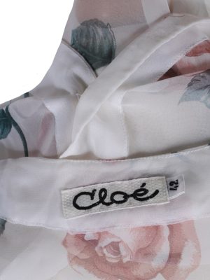 Vintage Cloe Shirt Short Sleeve L White LB141-87861