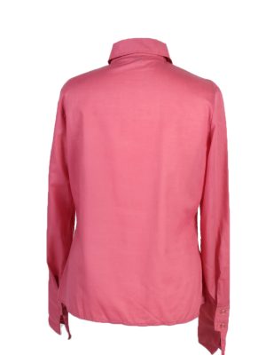 Vintage Dacron Shirt Long Sleeve L Pink LB175-88324