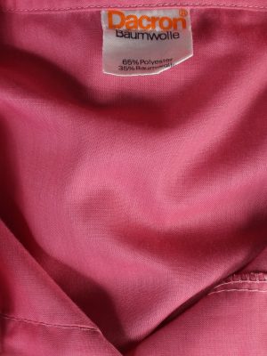 Vintage Dacron Shirt Long Sleeve L Pink LB175-88325