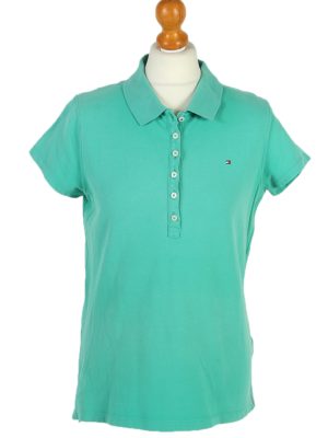 Vintage Tommy Hilfiger Polo Shirt Short Sleeve Tops L Mint -PT0995-0