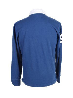 Vintage Nautica Jeans Co. Rugby Sweatshirt Shirt Long Sleeve Tops M Navy -PT1049-90571