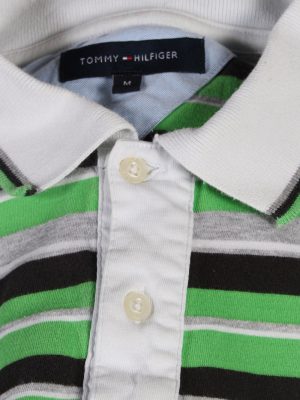 Vintage Tommy Hilfiger Polo Shirt Short Sleeve Tops M Multi -PT1103-91071