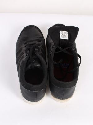 Vintage Adidas NEO Three Stripes Low Tops UK 9.5 Black S479-89781