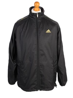 Vintage Adidas Three Stripes Tracksuit Top S Black -SW1985-0