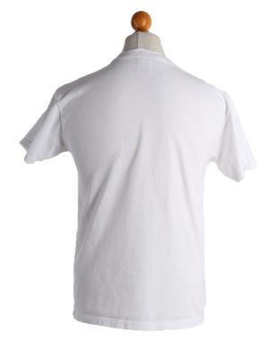 Vintage The Beatles Short Sleeve Shirt M White TS196-90726