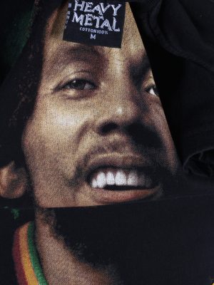 Vintage Heavy Metal Short Sleeve Shirt M Black TS228-90975