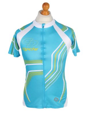 Vintage Crivit Sports Cycling Short Sleeve Bicycle Jersey Racing M Multi CW0696-0