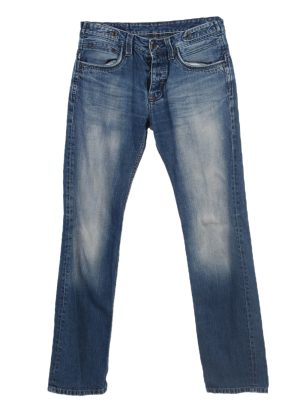 Vintage Kaporal Straight Leg Stone Washed Jeans W31 L33 Blue J3844-0