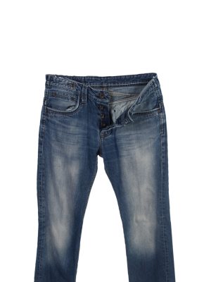 Vintage Kaporal Straight Leg Stone Washed Jeans W31 L33 Blue J3844-93719