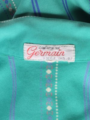 Vintage Germain Shirt Long Sleeve L Green LB219-95660