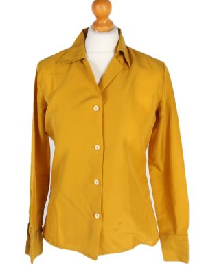 Vintage 3Pi Shirt Long Sleeve M Brown LB224-0